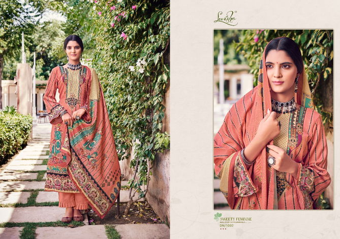  Levisha Farhana Pashmina Digital Printed Casual Wear Pakistani Dress Material Collection 